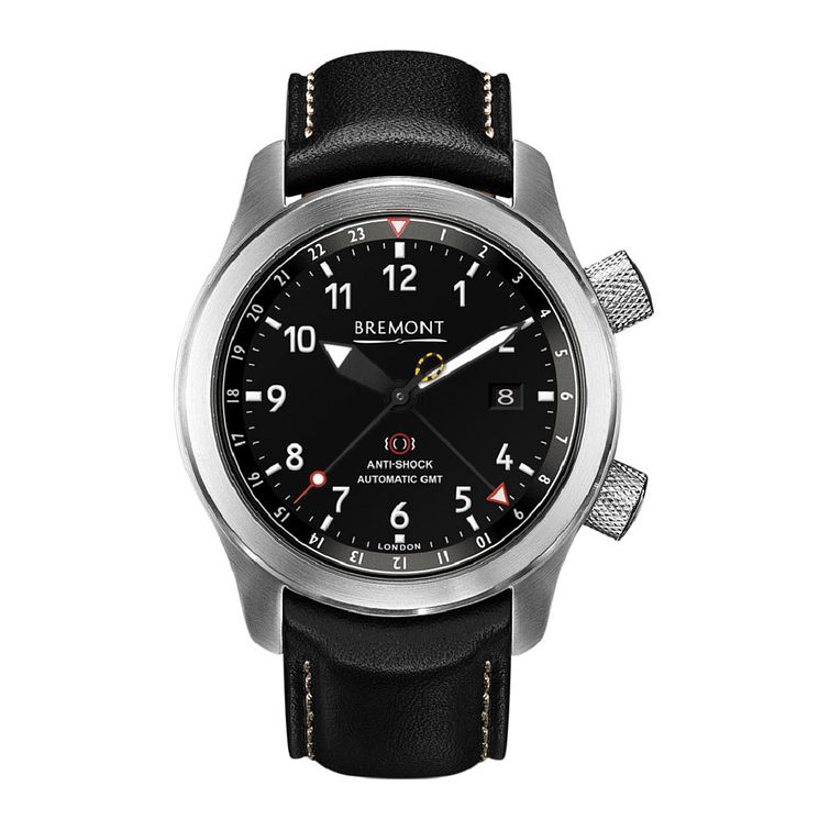 Bremont Mbiii Mens Black Leather Strap Watch
