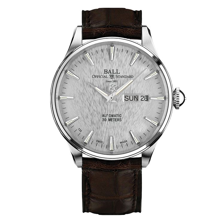 Ball Trainmaster Eternity Mens Stainless Steel Silver Watch