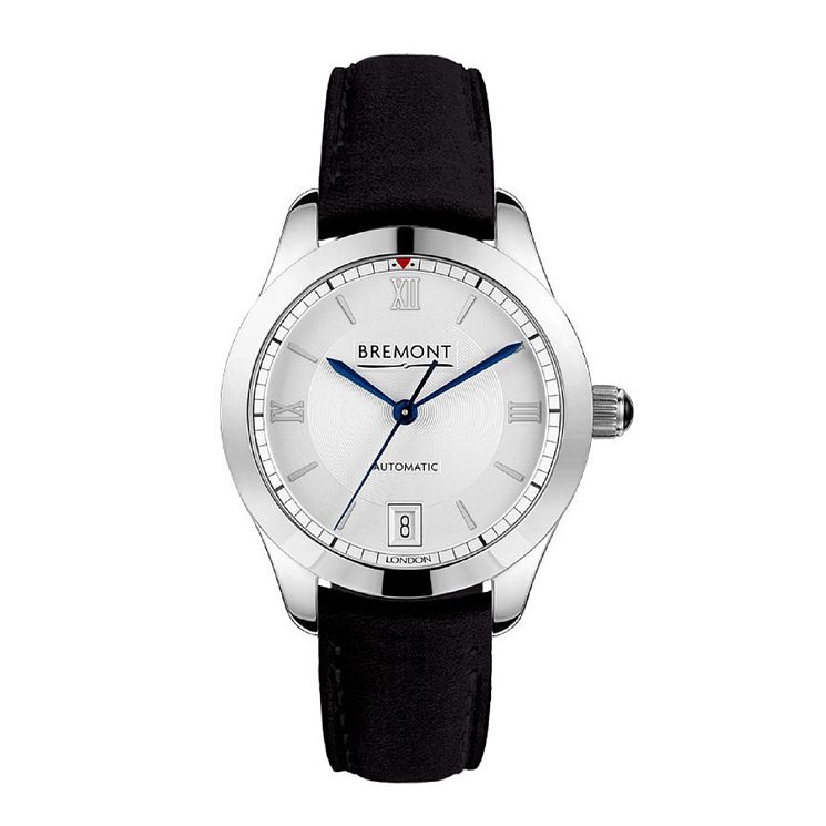 Bremont Solo-34 Lc Ladies Black Leather Strap Watch