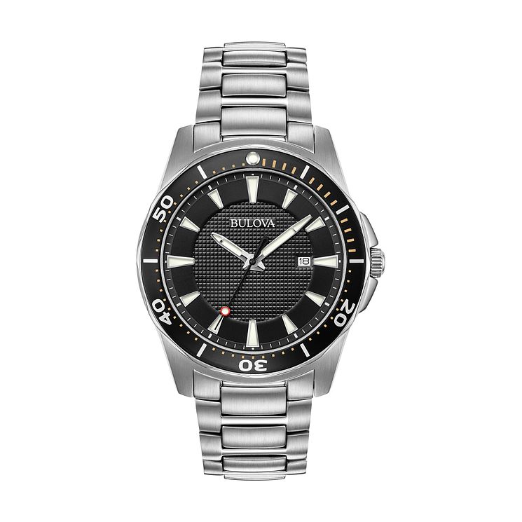Bulova Classic Mens Stainless Steel Bracelet Watch
