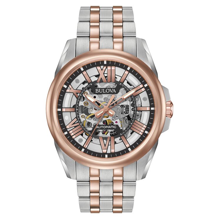 Bulova Classic Mens Two Tone Bracelet Watch