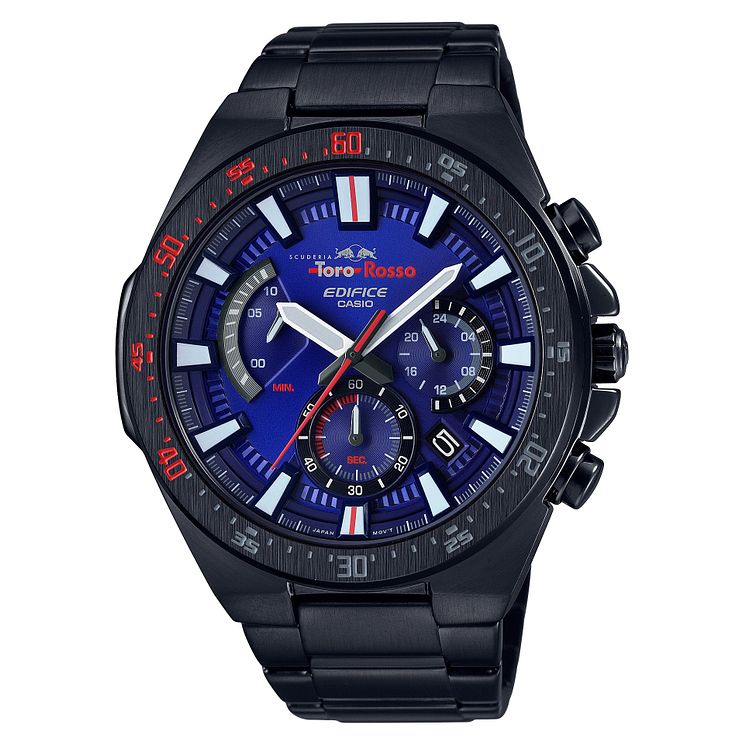 Casio Edifice Toro Rosso Mens Ion Plated Bracelet Watch