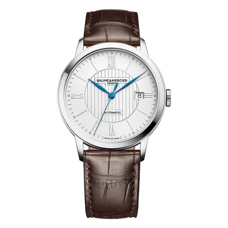 BaumeandMercier Classima Mens Stainless Steel Strap Watch