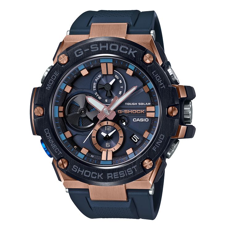 Casio G-shock G-steel Mens Black Rubber Strap Watch