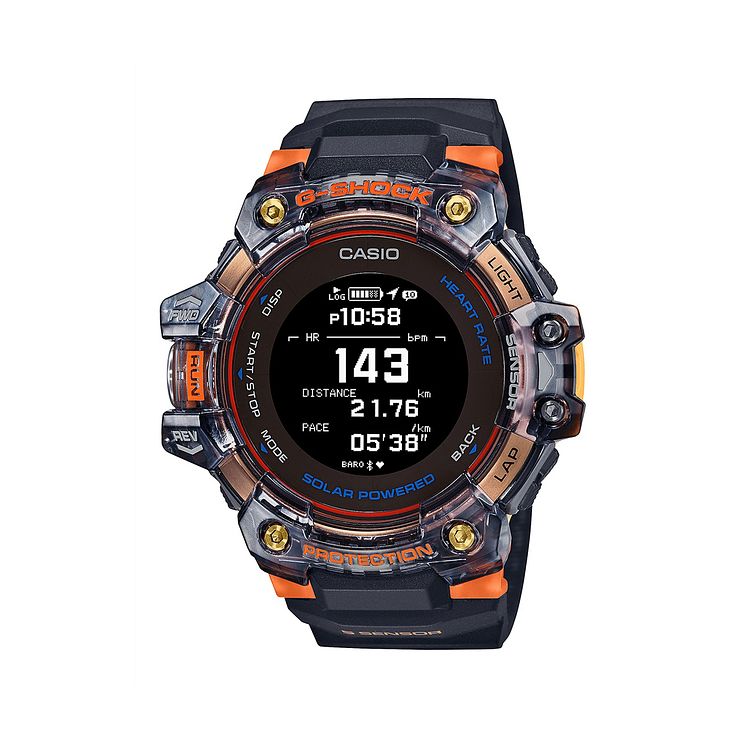 Casio G-shock Heart Rate Monitor Rubber Strap Smartwatch