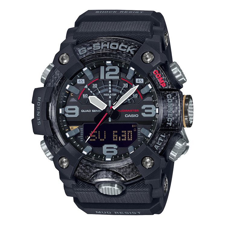 Casio G-shock Mens Mudmaster Black Rubber Strap Watch