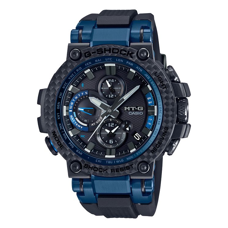Casio G-shock Mtg-b1000xb-1aer Black Silicone Strap Watch