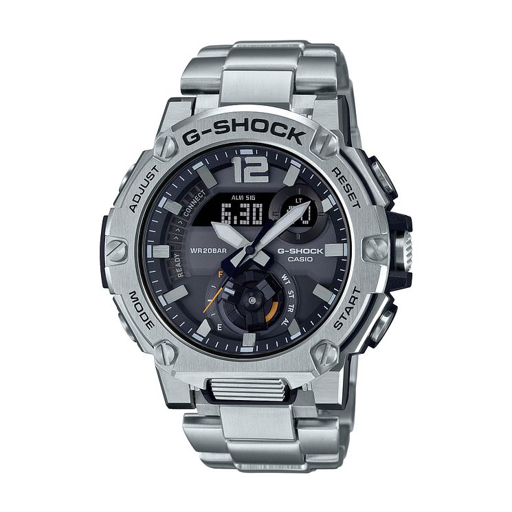 Casio G-steel Mens Braceletand2 Straps Watch