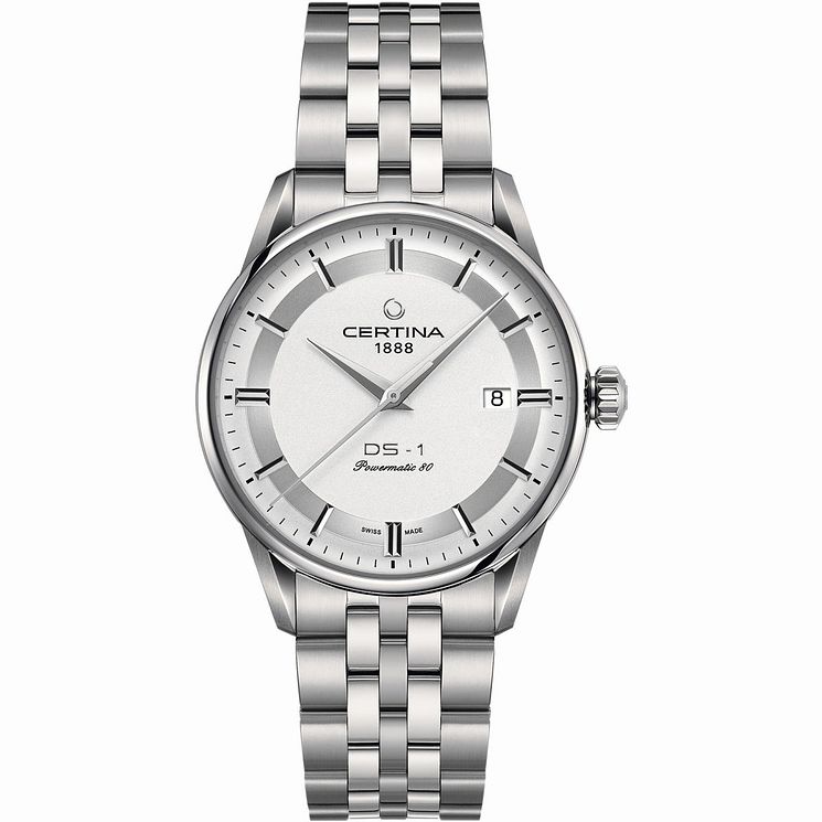 Certina Powermatic Mens Stainless Steel Bracelet Watch