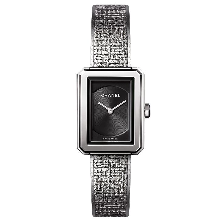Chanel Boyfriend Ladies Stainless Steel Bracelet Watch