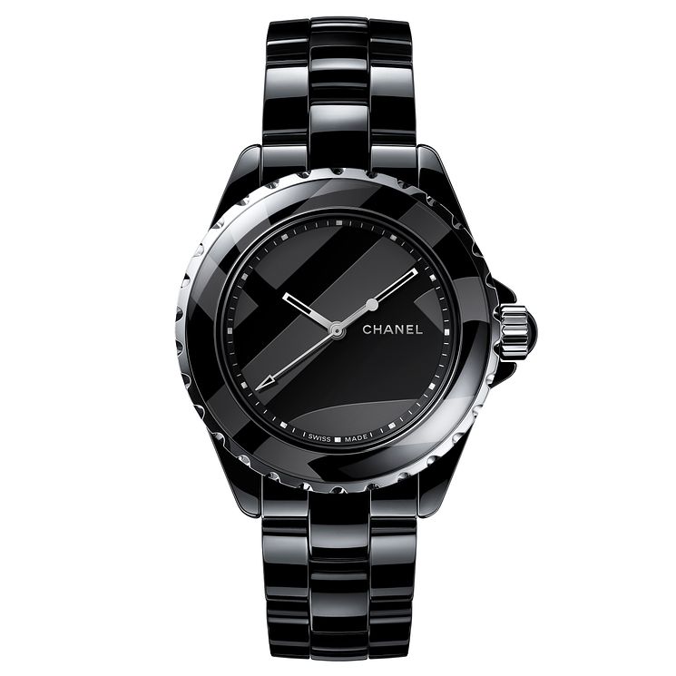 Chanel J12 Ladies Black Ceramic Bracelet Watch