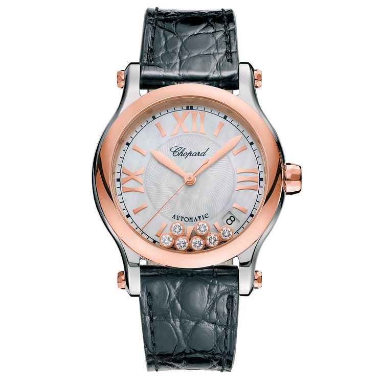 Chopard Happy Sport Ladies Two Colour Strap Watch