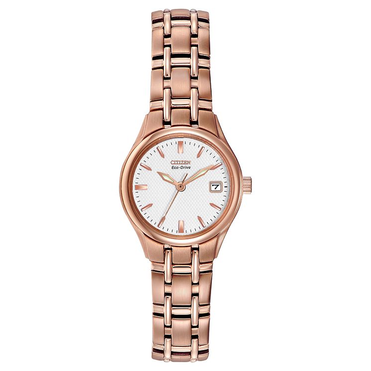 Citizen Corso Ladies Rose Gold Tone Bracelet Watch
