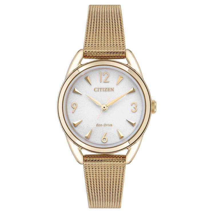 Citizen Eco-drive Ladies Rose Gold Plated Bracelet Watch