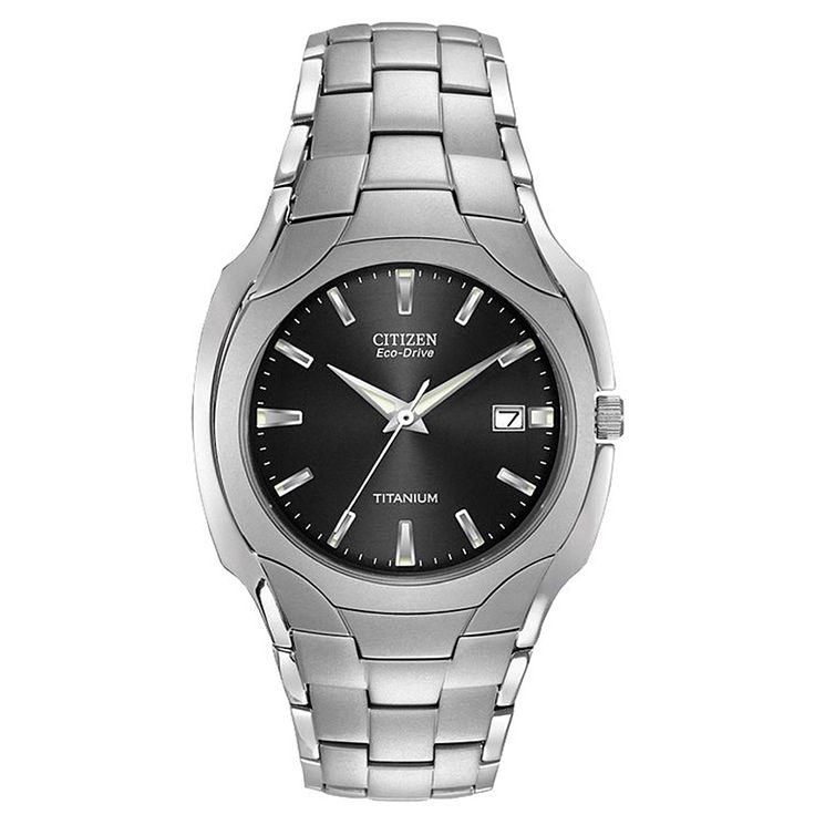 Citizen Eco-drive Mens Titanium Bracelet Watch