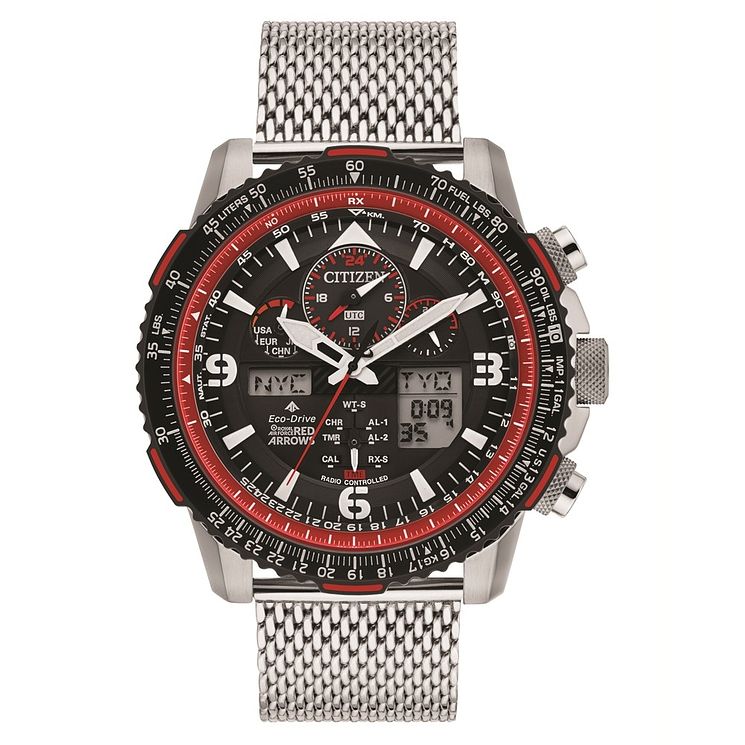 Citizen Promaster Red Arrows Mens Chronograph Strap Watch