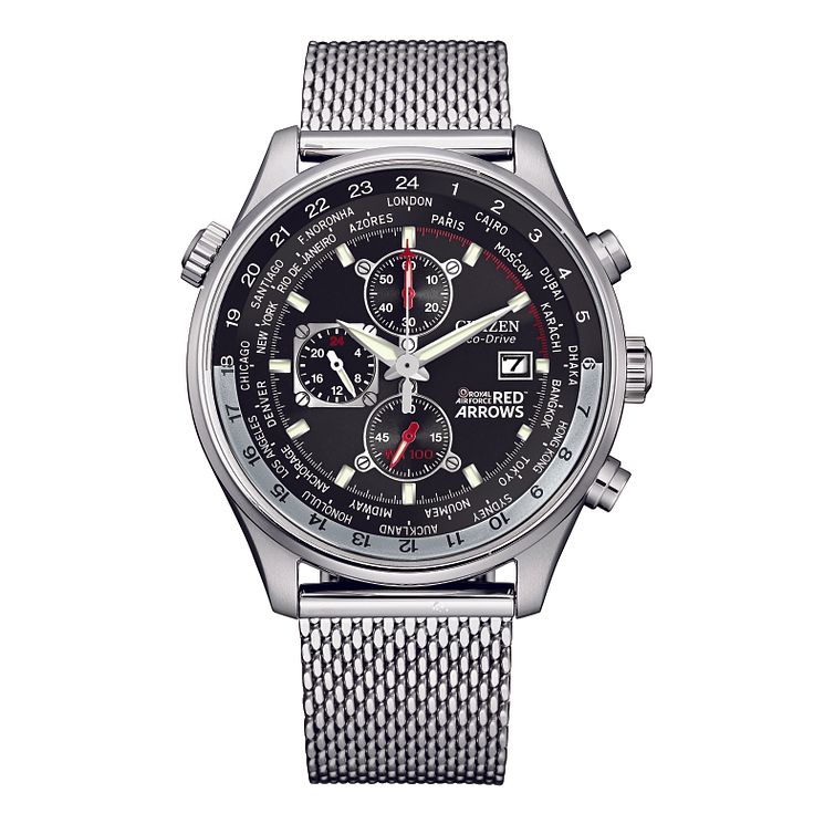 Citizen Raf Red Arrows WatchandCufflinks Gift Set