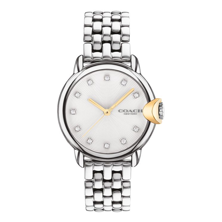 Coach Arden Ladies Stainless Steel Bracelet Watch