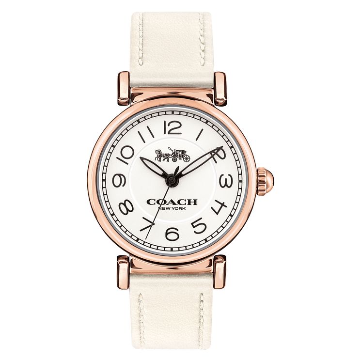 Coach Delancey Ladies Rose Gold Tone Strap Watch