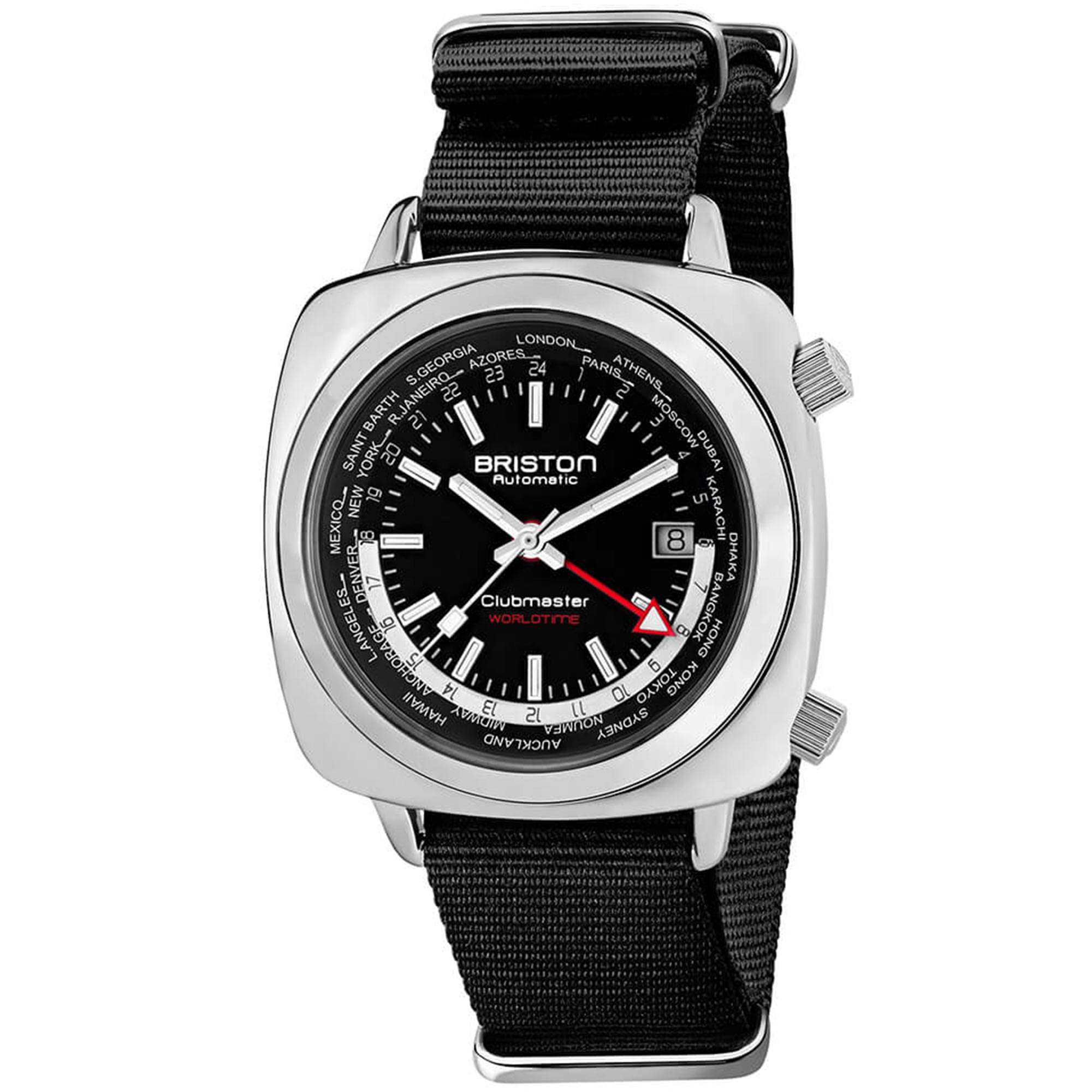 Briston Clubmaster Traveller Automatic Mens Watch 20842.ps.w.1.nb