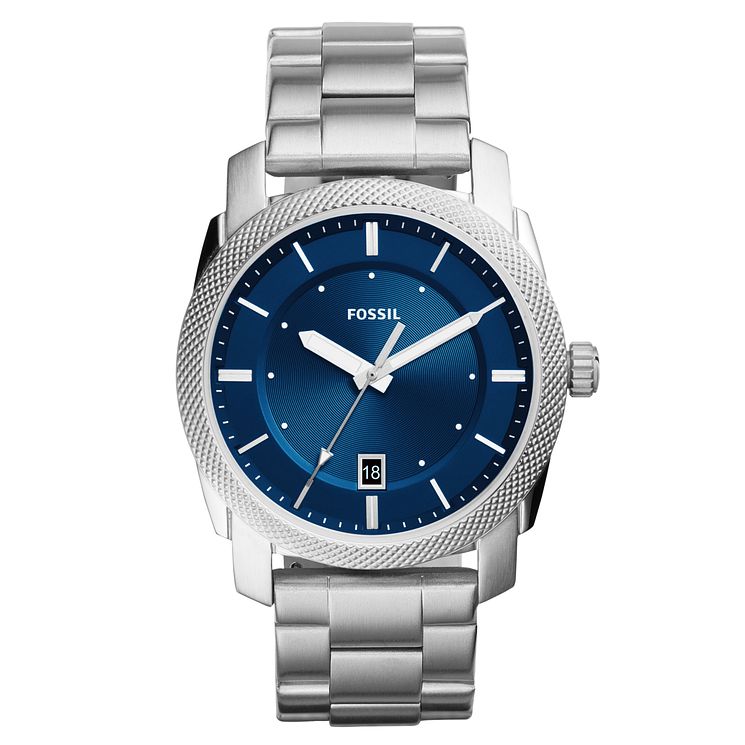 Fossil Mens Silver Stainless Steel Bracelet Watch