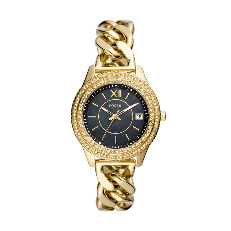 Fossil Stella Ladies Gold Tone Bracelet Watch