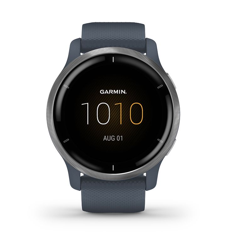Garmin Venu 2 Blue Silicone Strap Smartwatch