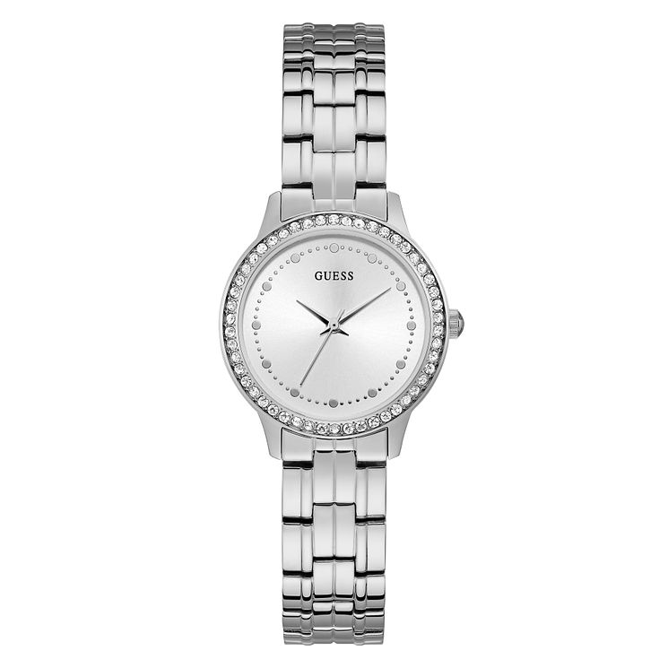 Guess Chelsea Crystal Ladies Stainless Steel Bracelet Watch