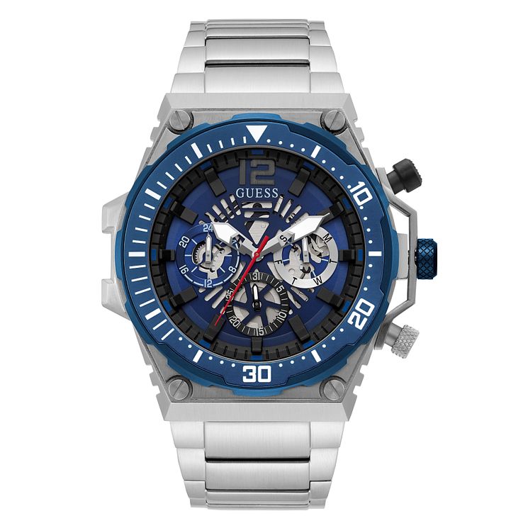 Guess Exposure Mens Stainless Steel Bracelet Watch