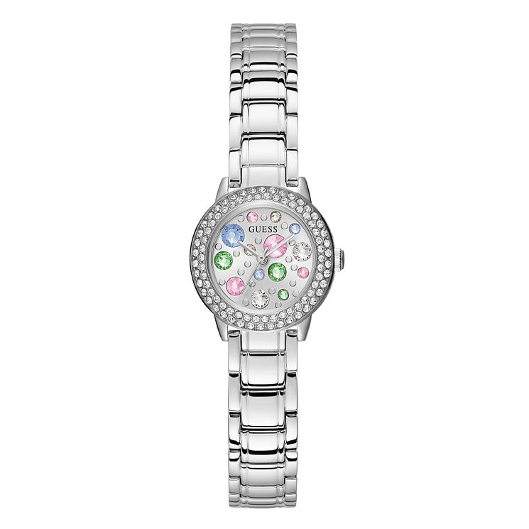 Guess Gem Ladies Stainless Steel Bracelet Watch
