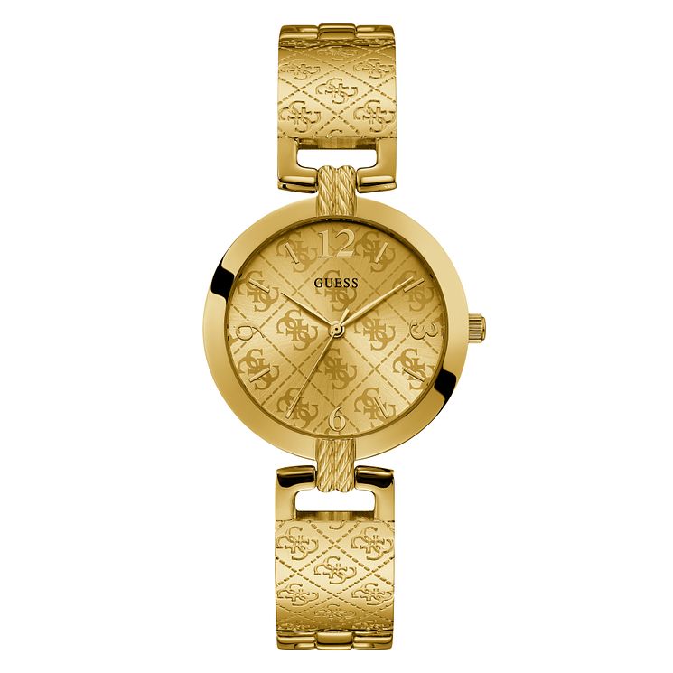 Guess Ladies 4-g Gold Tone Bracelet Watch