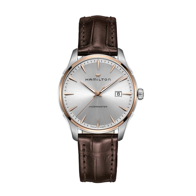 Hamilton Jazmaster Quartz Leather Strap Watch