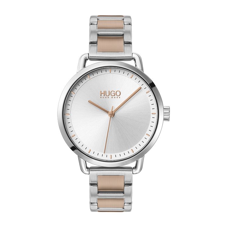 Hugo #mellow Two Tone Bracelet Watch