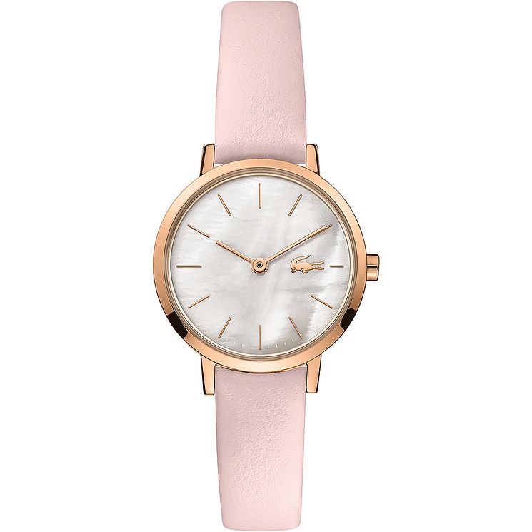 Lacoste Moon Ladies Pink Leather Watchstrap