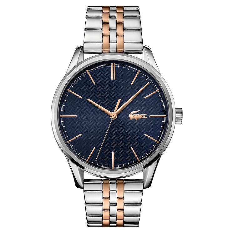 Lacoste Vienna Mens Stainless Steel Two Tone Bracelet Watch
