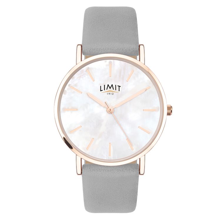 Limit Ladies Grey Strap Watch