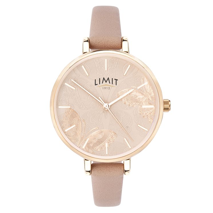 Limit Ladies Pink Strap Watch