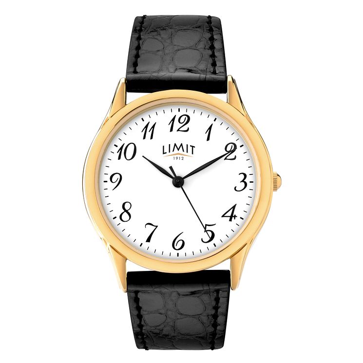 Limit Mens Black Strap Watch