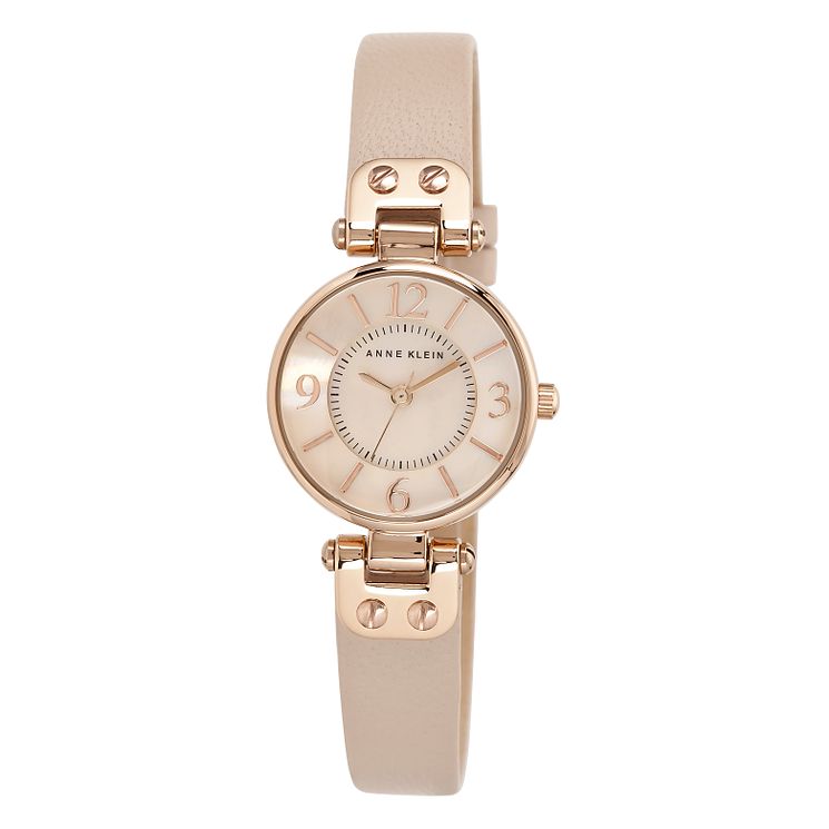 Anne Klein Ladies Rose Gold Tone Pink Blush Watch