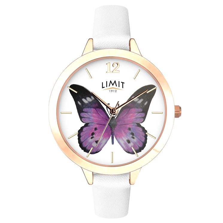 Limit Secret Garden Ladies Rose Gold Plated Watch