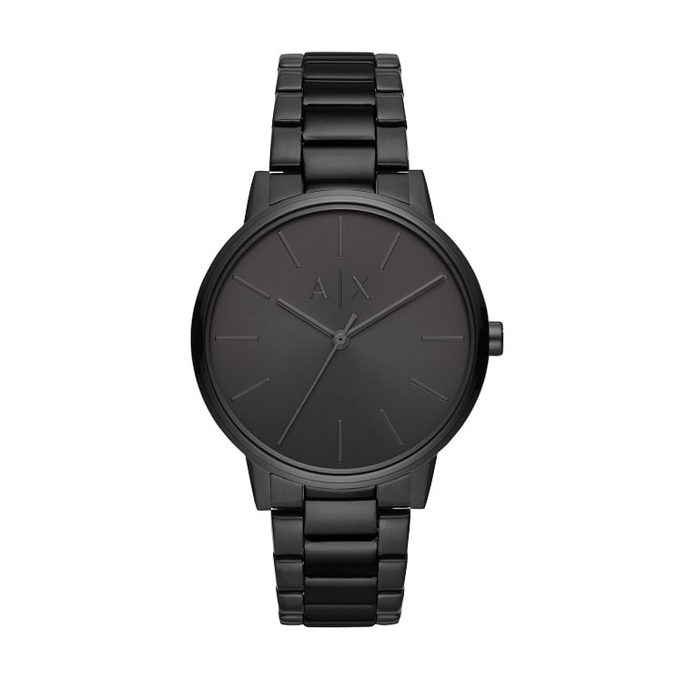 Armani Exchange Black Stainless Steel Bracelet Watch