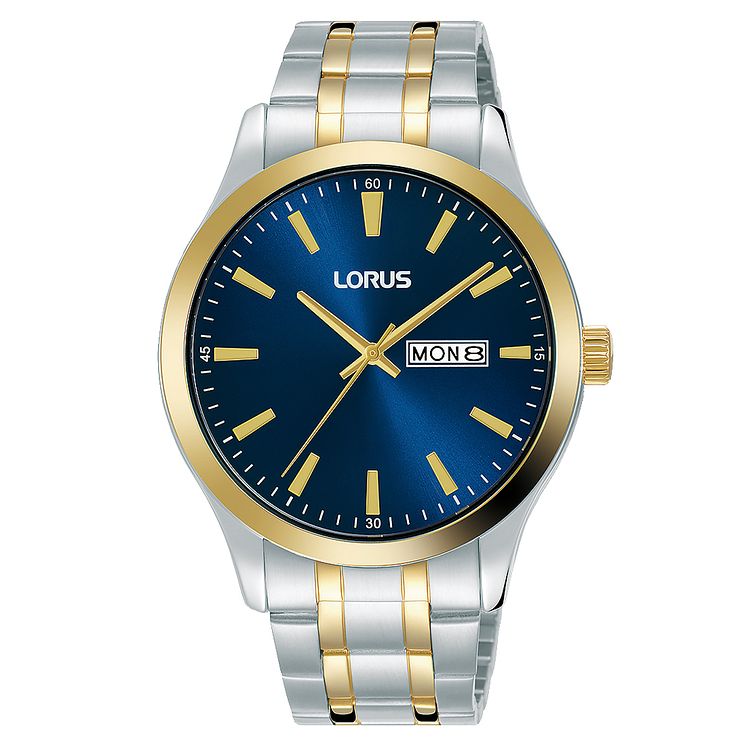 Lorus Mens Two Tone Bracelet Watch