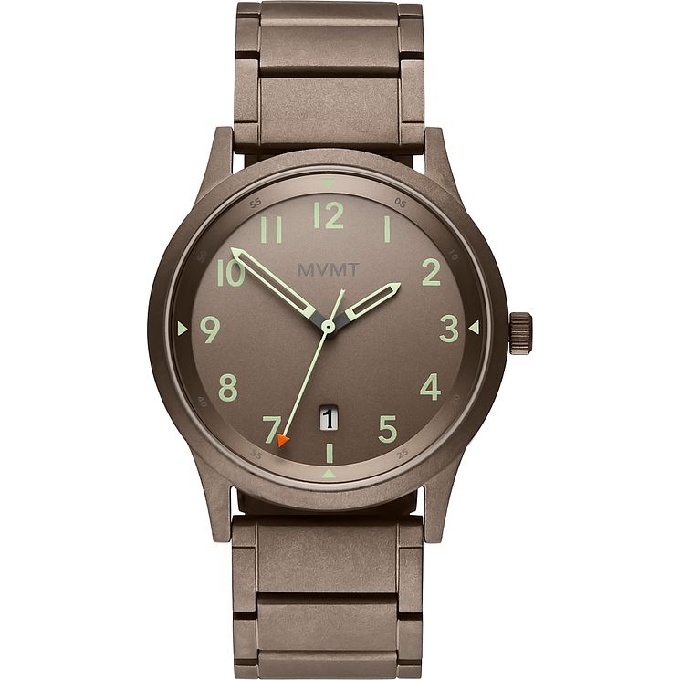 Mvmp Gts At Mens Taupe Ip Steel Bracelet Watch