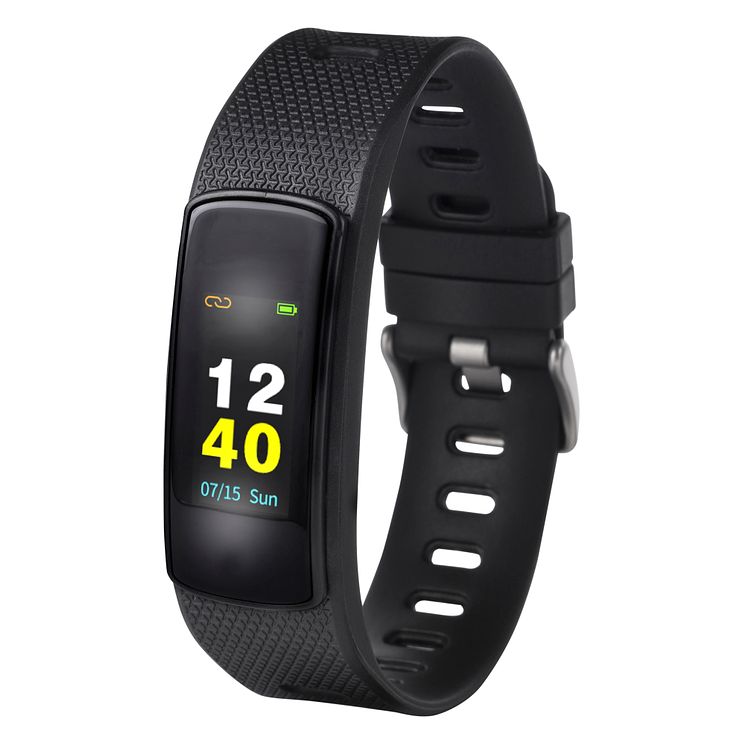 Nuband Flash Hr 2 Black Rubber Strap Fitness Tracker