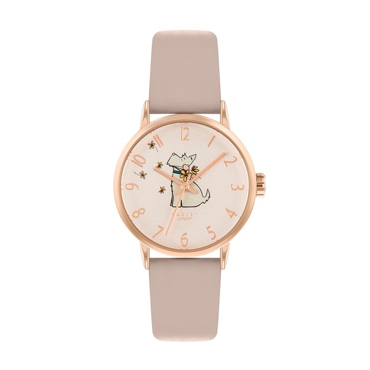Radley Ladies Pink Leather Strap Watch