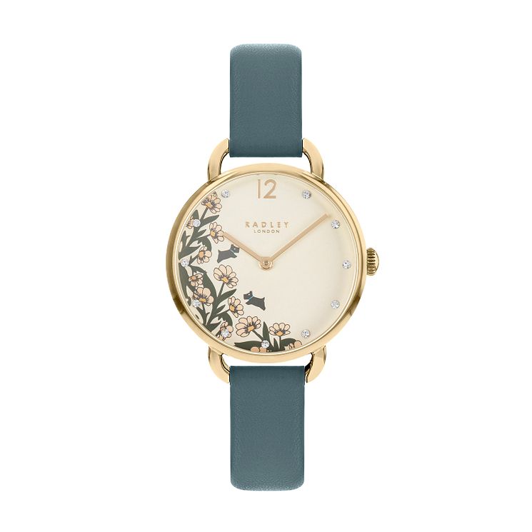 Radley Ladies Teal Leather Strap Watch