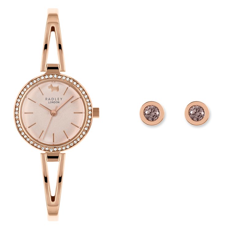 Radley London Ladies Bangle WatchandEarrings Gift Set