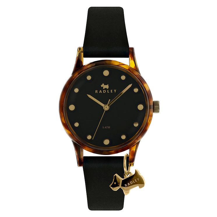 Radley watch It! Ladies Black Silicone Strap Watch