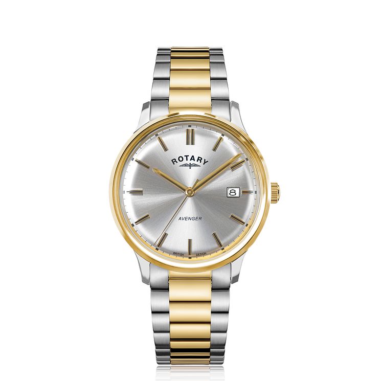 Rotary Avenger Two Tone Bracelet Watch
