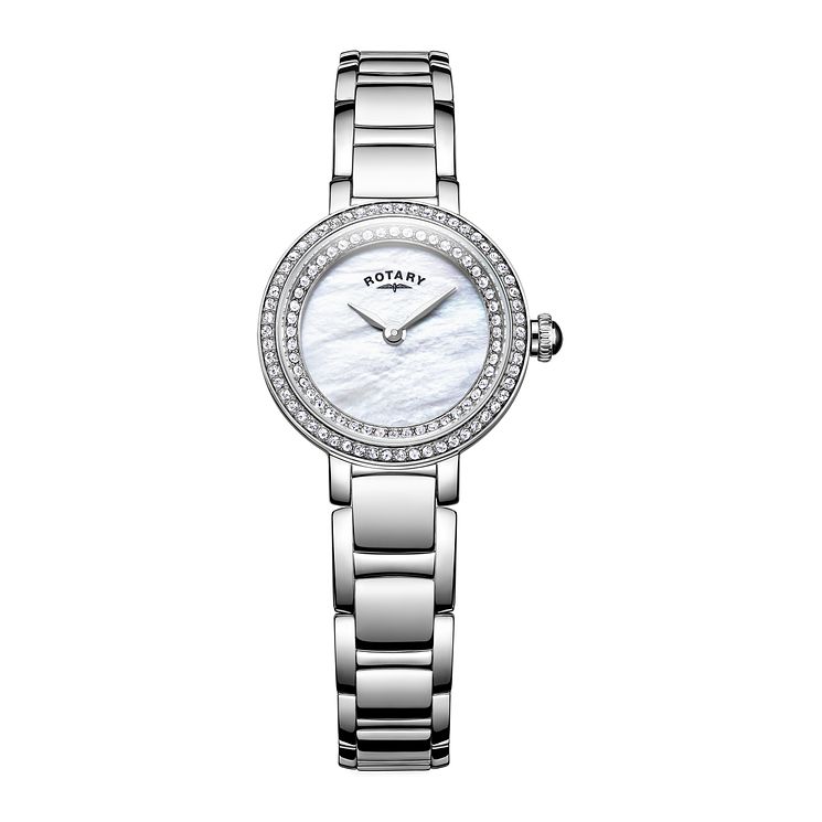Rotary Ladies Cocktail Stainless Steel Bracelet Watch